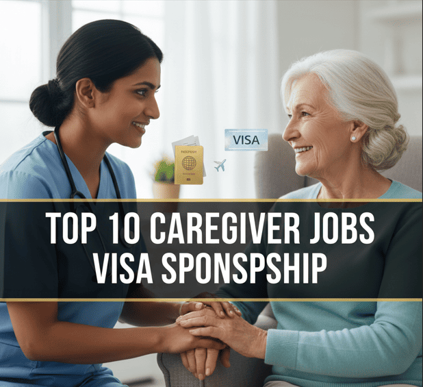 top 10 caregevier jobs with visa sponsorship