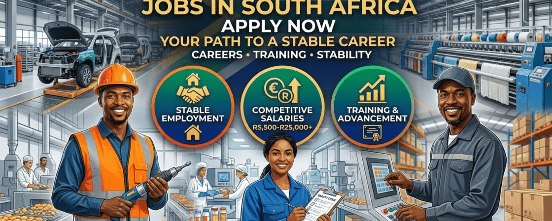 Factory Worker Jobs in South Africa